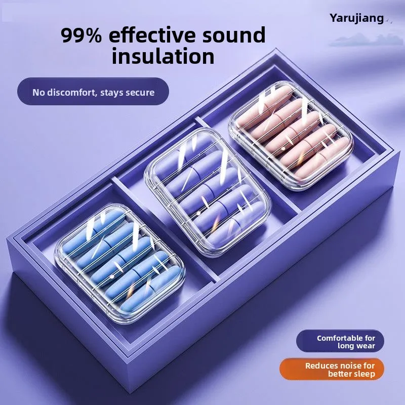 Sleeping Earplugs Noise Reduction Studying Nighttime Anti-noise Earphones Super Soundproof Snoring Device Comfortable Fit
Sleeping Earplugs Noise Reduction Studying Nighttime Anti-noise Earphones Super Soundproof Snoring Device Comfortable Fit