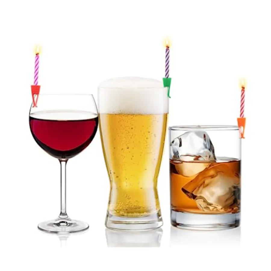 Birthday Candles for Drinks 15 Colored Candles and Clips Happy Birthday Cake Candles with Holder 21st Birthday Gifts for Her Hi
Birthday Candles for Drinks 15 Colored Candles and Clips Happy Birthday Cake Candles with Holder 21st Birthday Gifts for Her Hi