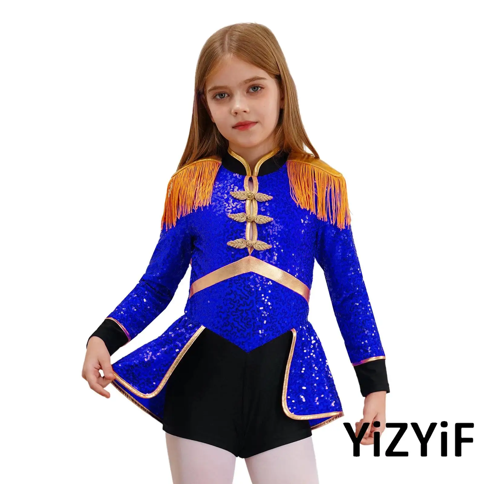 Kids Girls Ringmaster Circus Magician Drummer Cosplay Costume Sequins Bodysuit Punk Gothic Jacket Halloween Carnival Theme Party
Kids Girls Ringmaster Circus Magician Drummer Cosplay Costume Sequins Bodysuit Punk Gothic Jacket Halloween Carnival Theme Party