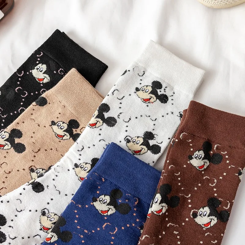 5 Pairs Disney Mickey Mouse Socks Cartoon Cotton Fashion Men Women Mid Tube Socks Winter Sports Student Anime Socks Gift
5 Pairs Disney Mickey Mouse Socks Cartoon Cotton Fashion Men Women Mid Tube Socks Winter Sports Student Anime Socks Gift