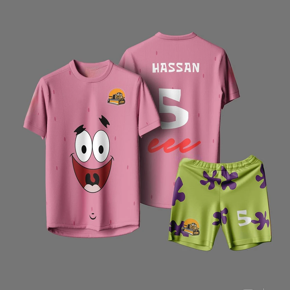 Potdemiel Patrick Star Anime Allover Print Adult Men T-Shirt & Shorts Athleisure Set Summer Quick-Dry Breathable Sportswear Set
Potdemiel Patrick Star Anime Allover Print Adult Men T-Shirt & Shorts Athleisure Set Summer Quick-Dry Breathable Sportswear Set