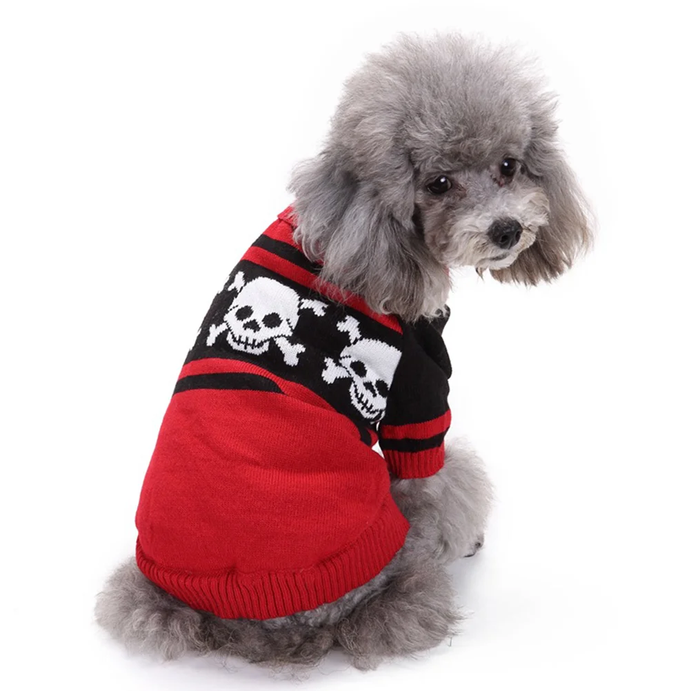 Dog Skull Jumpsuit Clothes Halloween Pet Costumes Large Sweater Small Pumpkin for Dogs
Dog Skull Jumpsuit Clothes Halloween Pet Costumes Large Sweater Small Pumpkin for Dogs