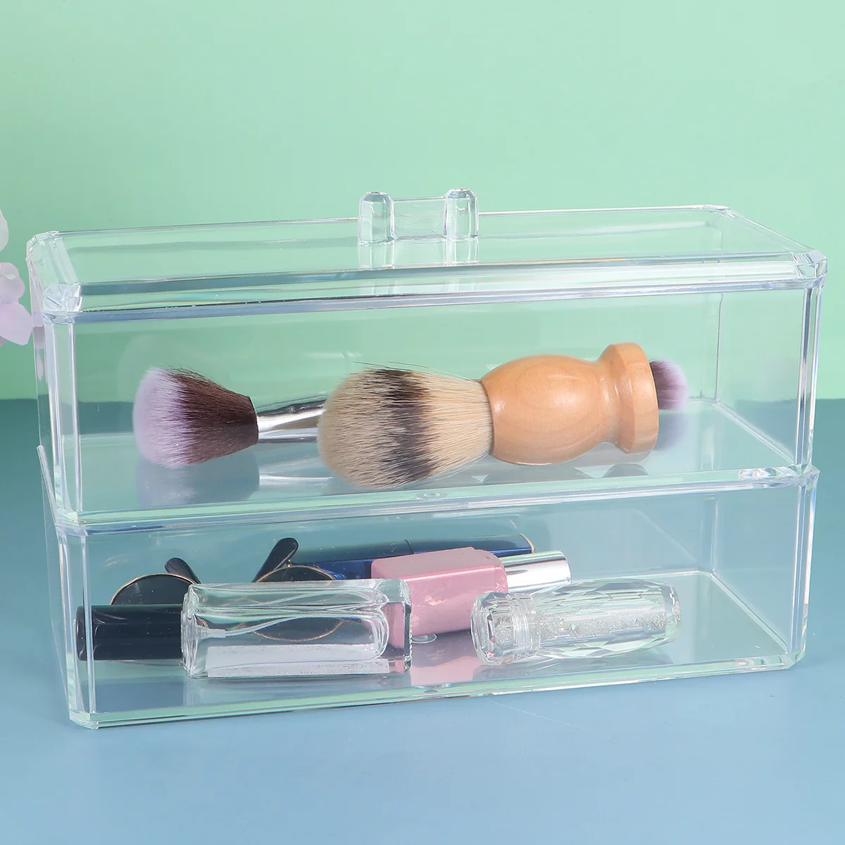 Large Capacity Transparent Makeup Brush Container with Lid Sturdy Box Design Ideal for Brush and
Large Capacity Transparent Makeup Brush Container with Lid Sturdy Box Design Ideal for Brush and