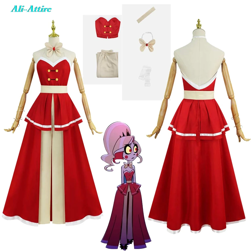 TV Hell Inn Cosplay Charlie Top Pants Dresses For Women Adult Party Disguise Outfit Suits Roleplay Halloween Costume Carnival
TV Hell Inn Cosplay Charlie Top Pants Dresses For Women Adult Party Disguise Outfit Suits Roleplay Halloween Costume Carnival