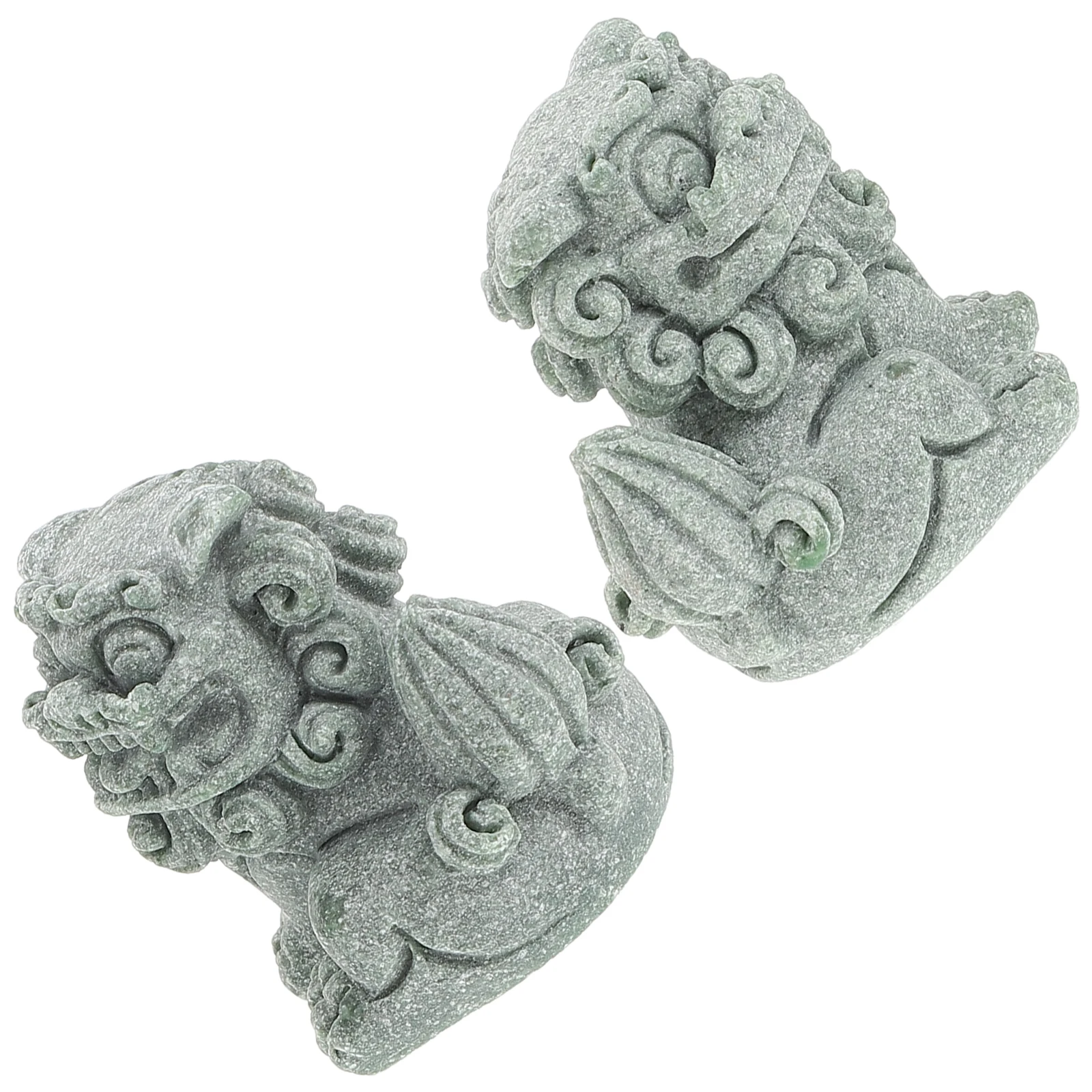 Pair North Lion Statues Stone Grey Decorative Sculptures Garden Microlandscapes Bonsai Home Decoration Small Artworks Chinese
Pair North Lion Statues Stone Grey Decorative Sculptures Garden Microlandscapes Bonsai Home Decoration Small Artworks Chinese