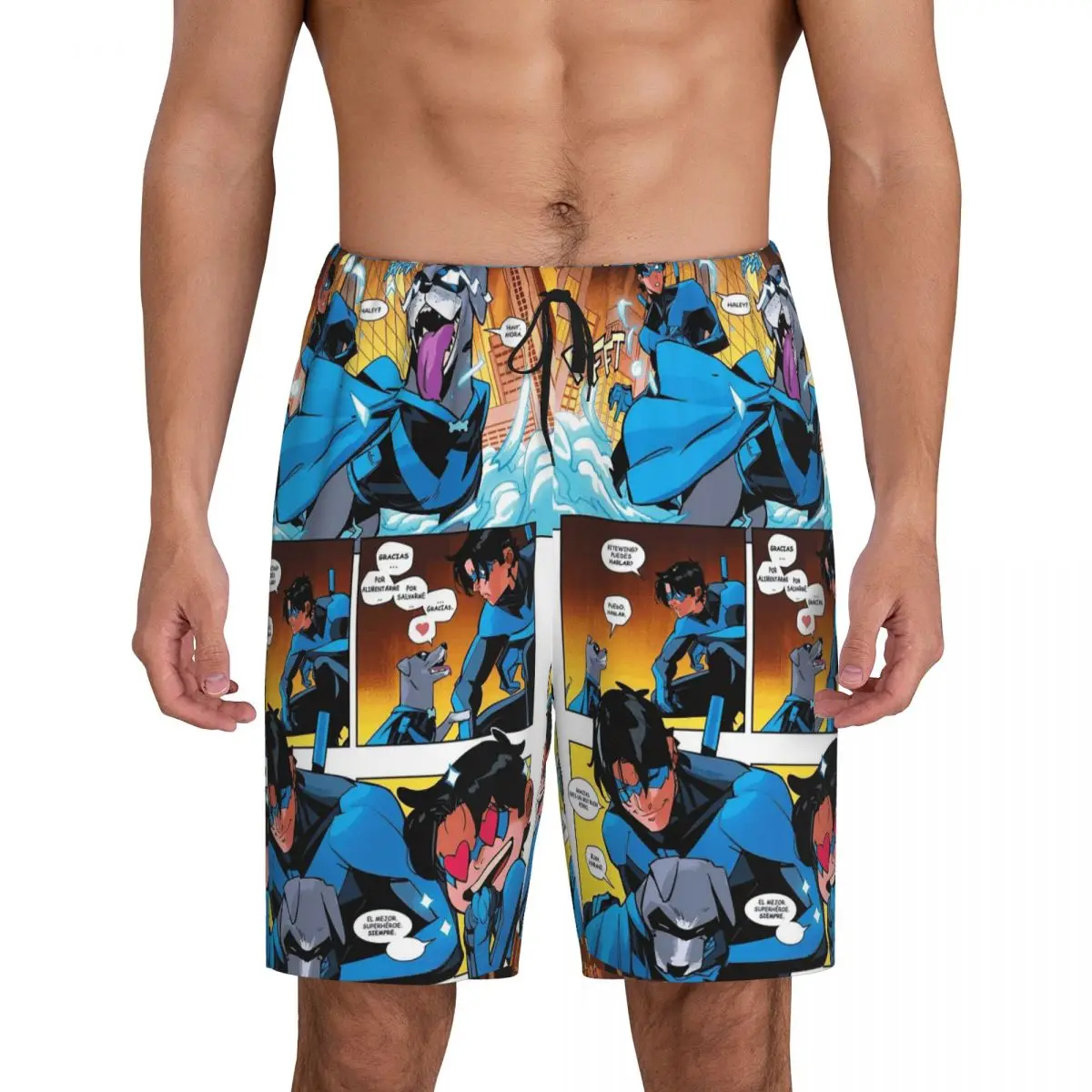 Мужские короткие пижамные шорты Custom Nightwing And Bitewing для сна и отдыха
Мужские короткие пижамные шорты Custom Nightwing And Bitewing для сна и отдыха