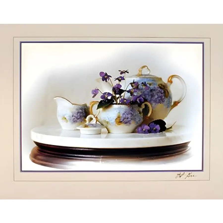 Country Wall Dr Violets Flowers Kettle Tea Pot Still Life Art Print Poster Picture 16x20
Country Wall Dr Violets Flowers Kettle Tea Pot Still Life Art Print Poster Picture 16x20