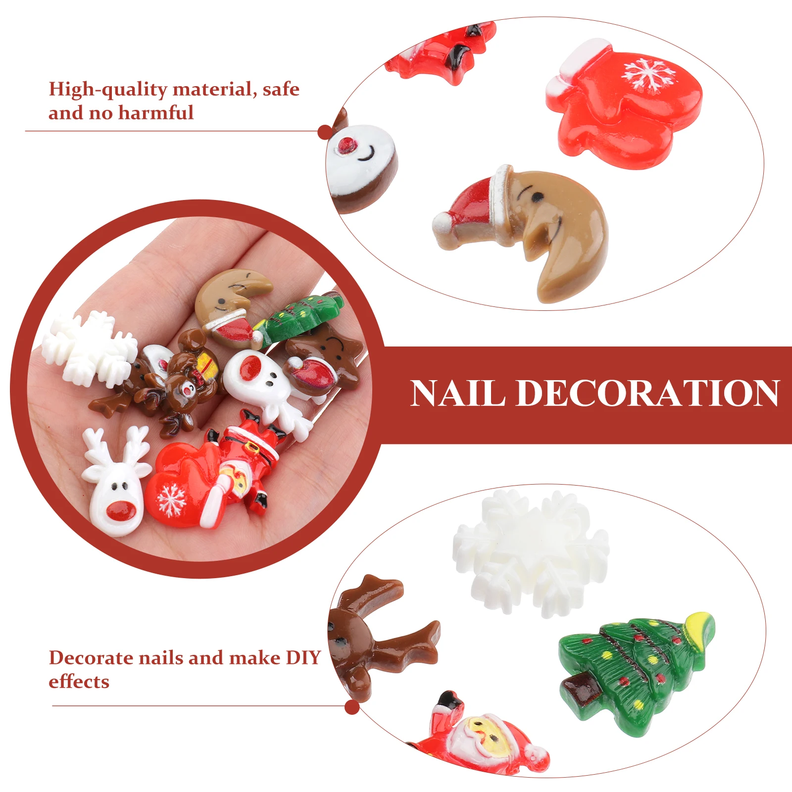 Festive 3D Christmas Nail Stickers Premium Alloy Unique Manicure Decals Holiday naments Snowflake Nail Art Party Decor 
Festive 3D Christmas Nail Stickers Premium Alloy Unique Manicure Decals Holiday naments Snowflake Nail Art Party Decor
