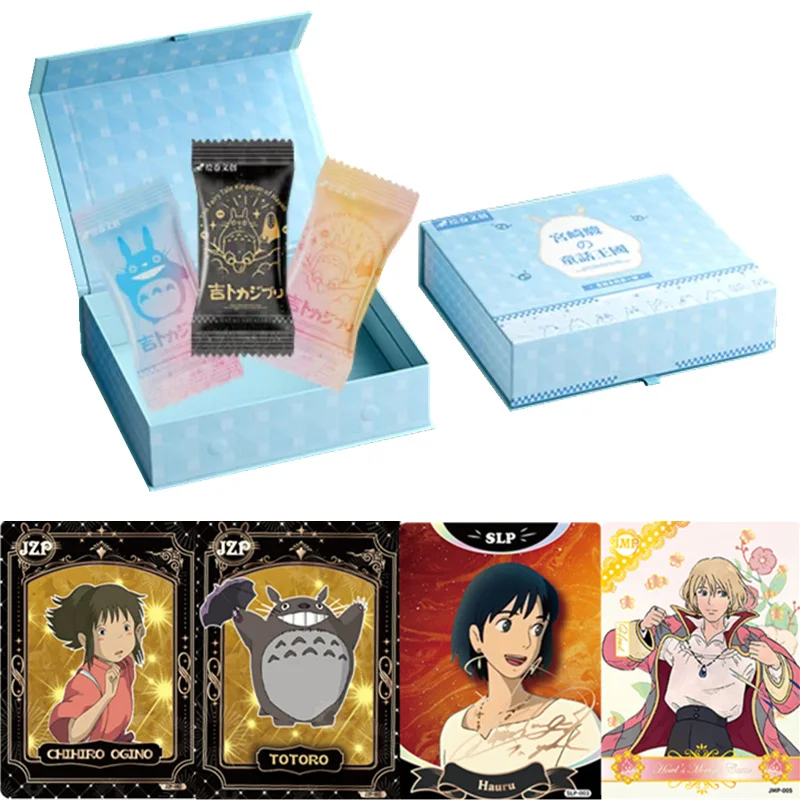 Genuine Hayao Miyazaki Anime Collection Card Chihiro and Chihiro Haal Mobile Castle Card Blind Box Children Toys Christmas Gift
Genuine Hayao Miyazaki Anime Collection Card Chihiro and Chihiro Haal Mobile Castle Card Blind Box Children Toys Christmas Gift