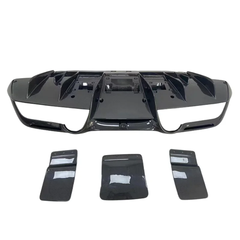 N-style carbon fiber rear diffuser Front lip side skirt Rear spoiler body kit for Ferrari F8 2019-2021
N-style carbon fiber rear diffuser Front lip side skirt Rear spoiler body kit for Ferrari F8 2019-2021