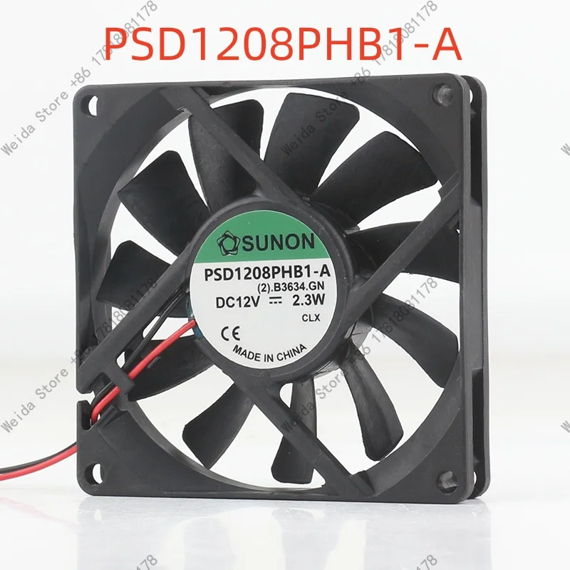 New original Sunon AC EC 8015 80X80X15MM 8CM PSD1208PHB1-A dual ball quiet fan Chassis cooling fan DC 12V 2.3W
New original Sunon AC EC 8015 80X80X15MM 8CM PSD1208PHB1-A dual ball quiet fan Chassis cooling fan DC 12V 2.3W