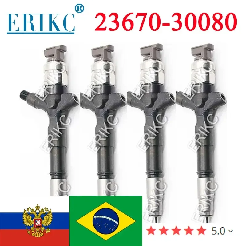 4PCS Fuel Injection Assy Nozzle 23670-30080 for Toyota Landcruiser 1KD-FTV 2367030080 Diesel Injector Sprayer Set 23670 30080
4PCS Fuel Injection Assy Nozzle 23670-30080 for Toyota Landcruiser 1KD-FTV 2367030080 Diesel Injector Sprayer Set 23670 30080