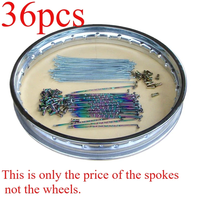 36pcs Suitable for JH70 CG125 Jialing DY100 Curved Beam Motorcycle Steel Rims, Wheel Hubs, Screws, Steel Wire Spokes
36pcs Suitable for JH70 CG125 Jialing DY100 Curved Beam Motorcycle Steel Rims, Wheel Hubs, Screws, Steel Wire Spokes