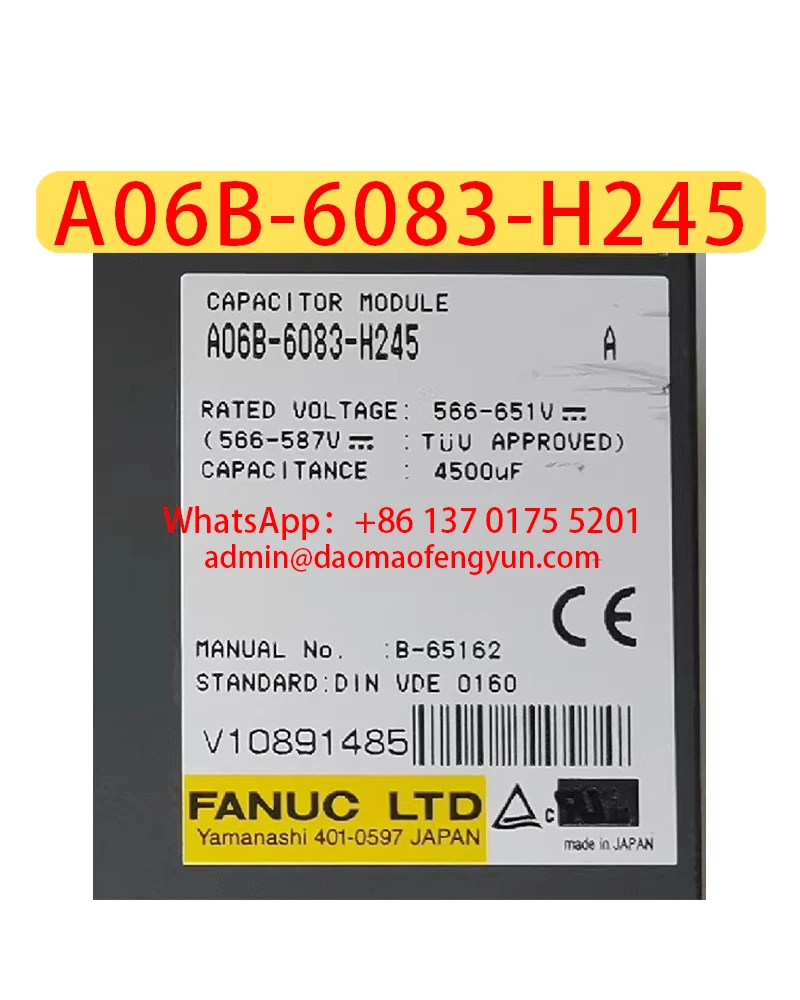 A06B-6083-H245 Used Servo Amplifiers Servo Drives,Fast shipping,The shipment will be arranged after passing the test
A06B-6083-H245 Used Servo Amplifiers Servo Drives,Fast shipping,The shipment will be arranged after passing the test