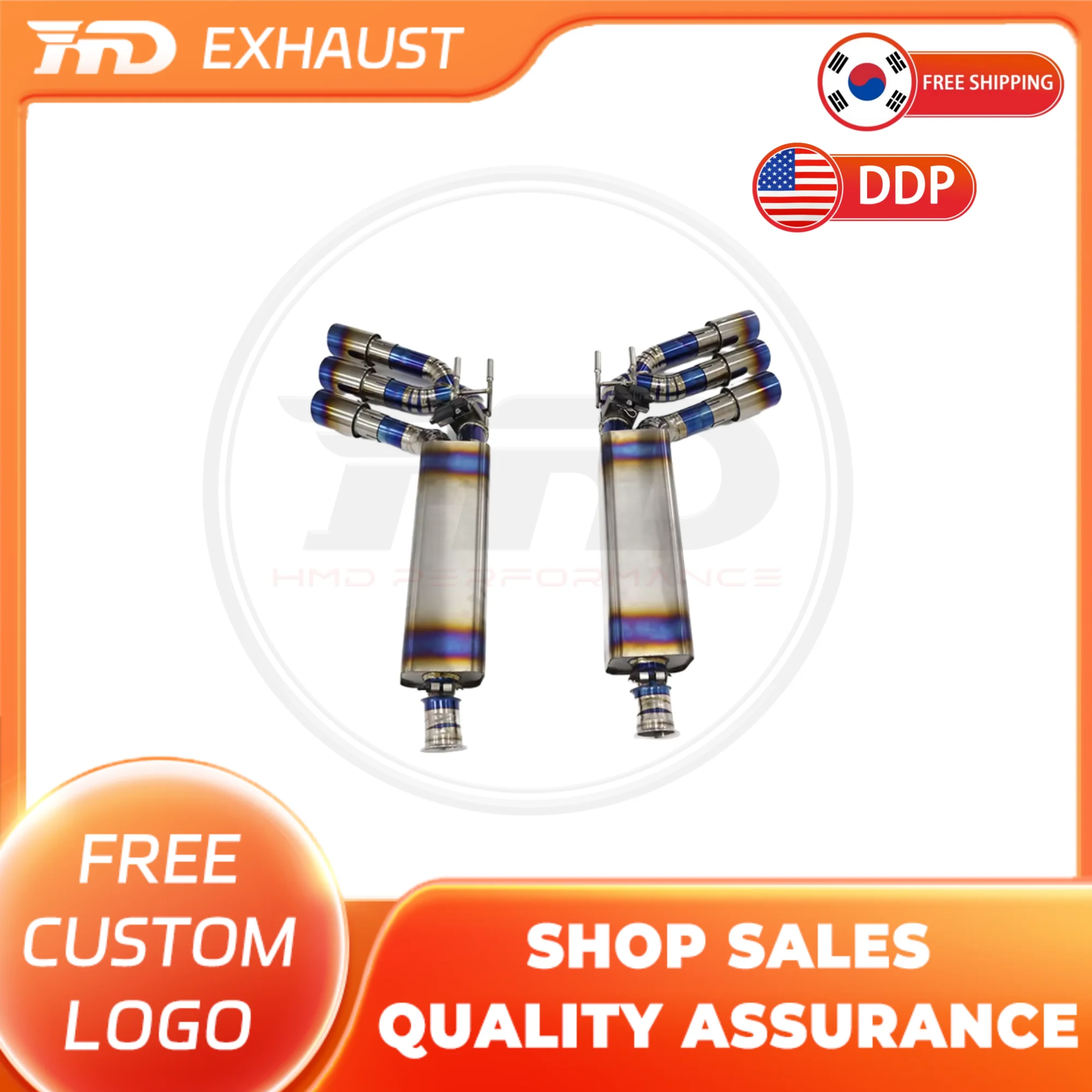 HMD Hot sale Exhaust System Catback exhaust for Mercedes-Benz G-Class W463A W464 G63 G500 2019+ Titanium valved exhaust
HMD Hot sale Exhaust System Catback exhaust for Mercedes-Benz G-Class W463A W464 G63 G500 2019+ Titanium valved exhaust