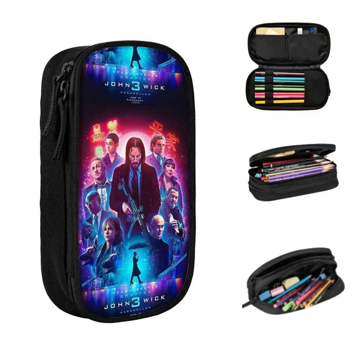 John Wick Backpack50 Pencil Cases Large Storage Pen Bags Pen Box Pencil Pouch For Boys Girls Students Stationery School Office
John Wick Backpack50 Pencil Cases Large Storage Pen Bags Pen Box Pencil Pouch For Boys Girls Students Stationery School Office