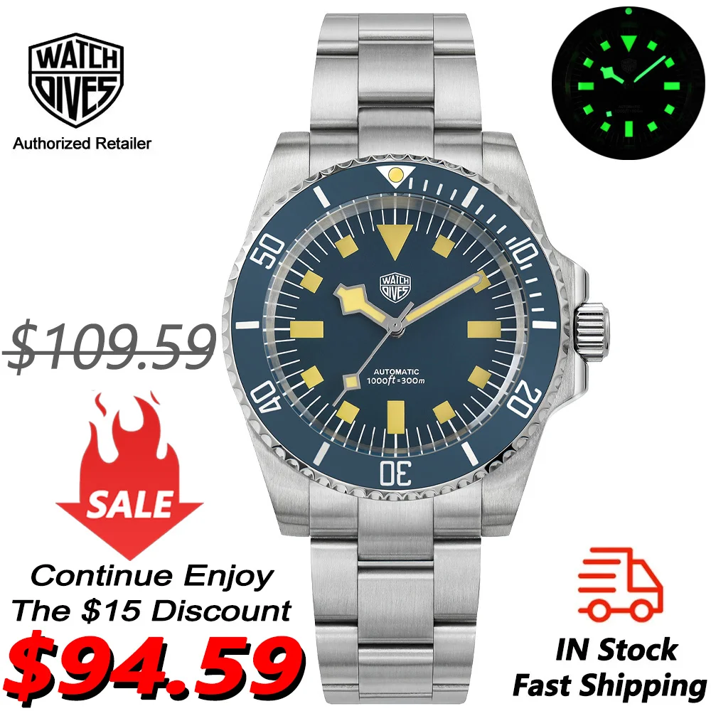 Watchdives WD1969 Watch NH35 Mechanical Retro Snowflake Dives Watch Domed Sapphire Crystal Wristwatch 300M Luminous Watches Men
Watchdives WD1969 Watch NH35 Mechanical Retro Snowflake Dives Watch Domed Sapphire Crystal Wristwatch 300M Luminous Watches Men