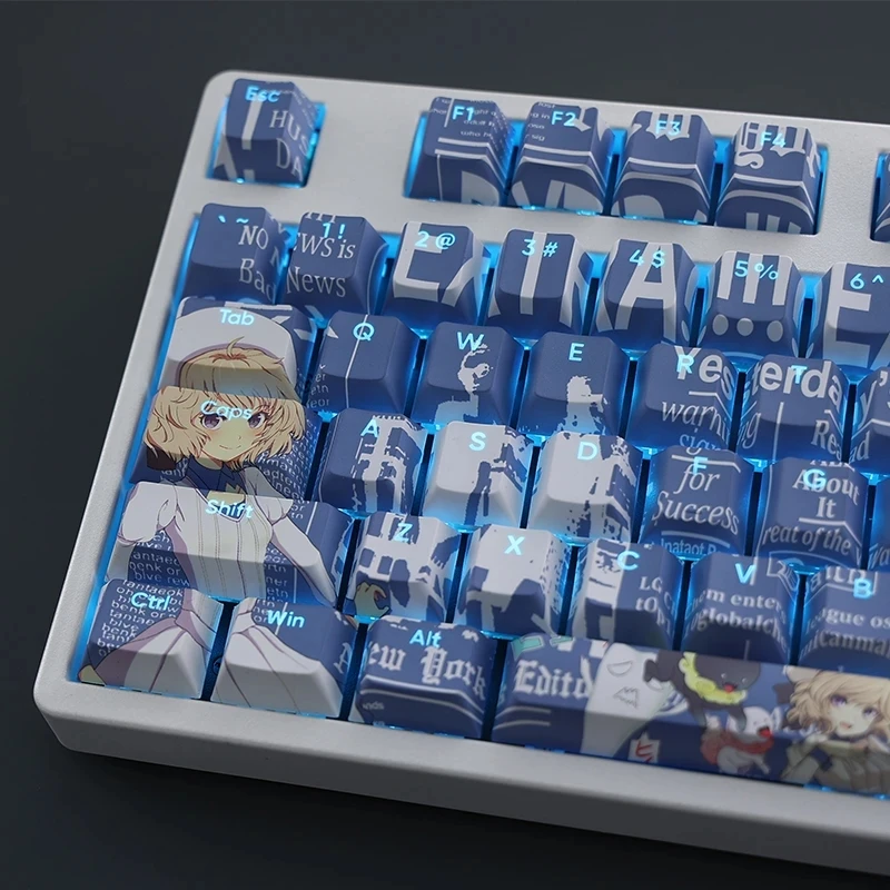 108 Keys/set Invented Inferenc Iwanaga Kotoko Keycap PBT Dye Subbed Backlit Keycaps Anime Gaming Key Caps For 61 87 104 108
108 Keys/set Invented Inferenc Iwanaga Kotoko Keycap PBT Dye Subbed Backlit Keycaps Anime Gaming Key Caps For 61 87 104 108