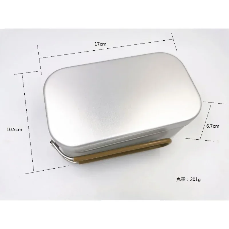 Outdoor Multi-functional Double Handle Aluminum Alloy Lunch Box Hot Picnic Square Lunch Box Japanese Bento Lunch Box
Outdoor Multi-functional Double Handle Aluminum Alloy Lunch Box Hot Picnic Square Lunch Box Japanese Bento Lunch Box