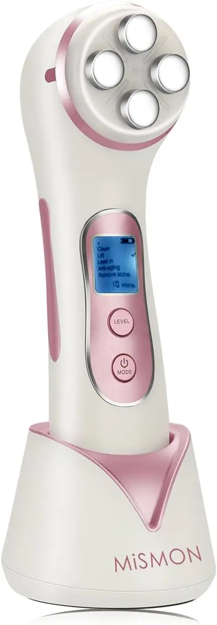 5-in-1 LED Light Therapy Facial Massager: Microcurrent, High Frequency, Skin Tightening & Anti-Aging Device
5-in-1 LED Light Therapy Facial Massager: Microcurrent, High Frequency, Skin Tightening & Anti-Aging Device