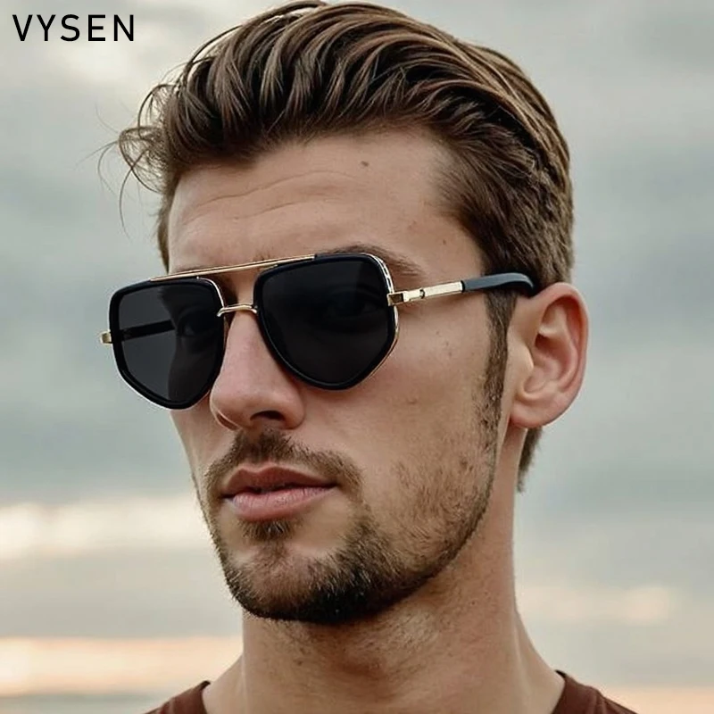 Vintage Steampunk Polygon Sunglasses Men 2025 Luxury Brand Trendy Punk Double Beam Sun Glasses For Male Driving Eyewear Shades
Vintage Steampunk Polygon Sunglasses Men 2025 Luxury Brand Trendy Punk Double Beam Sun Glasses For Male Driving Eyewear Shades