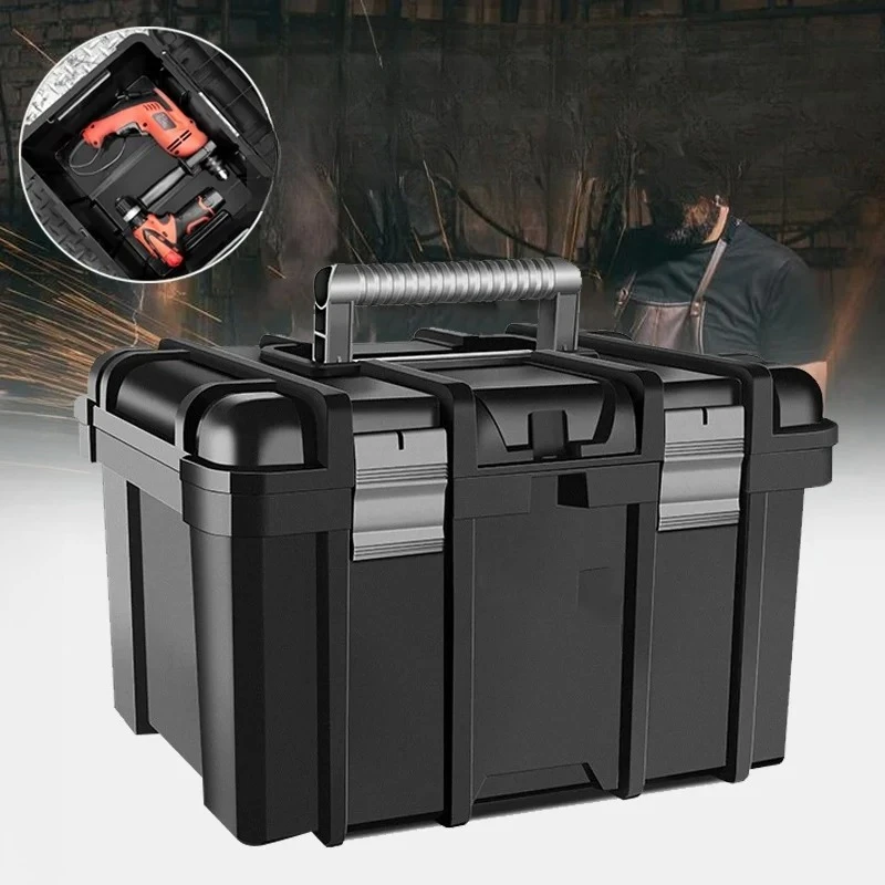 Large Tool Box Increase In Height Suitcases Hardware Parts Box Portable Tool Organizer Professional ToolBox For Garage Workshop
Large Tool Box Increase In Height Suitcases Hardware Parts Box Portable Tool Organizer Professional ToolBox For Garage Workshop