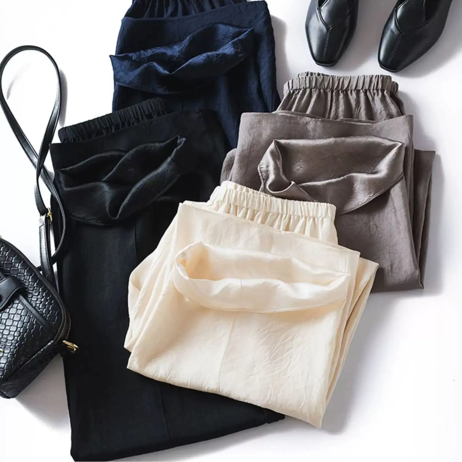 Dave&di Vertical And Elastic High Waist Straight Leg Wide Leg Temperament Long Pants For Women Pants And Trousers
Dave&di Vertical And Elastic High Waist Straight Leg Wide Leg Temperament Long Pants For Women Pants And Trousers