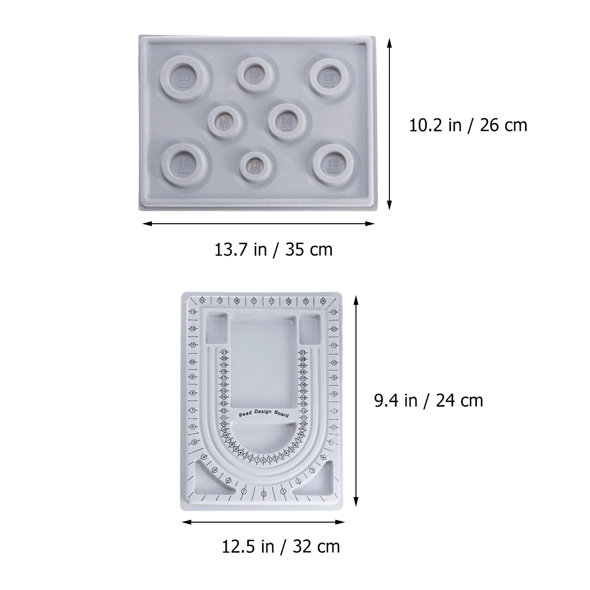 2PCS Bead Design Boards Measuring Disc Tool for Jewelry Making Stable Trays Holder Necklace DIY Bracelet Project
2PCS Bead Design Boards Measuring Disc Tool for Jewelry Making Stable Trays Holder Necklace DIY Bracelet Project