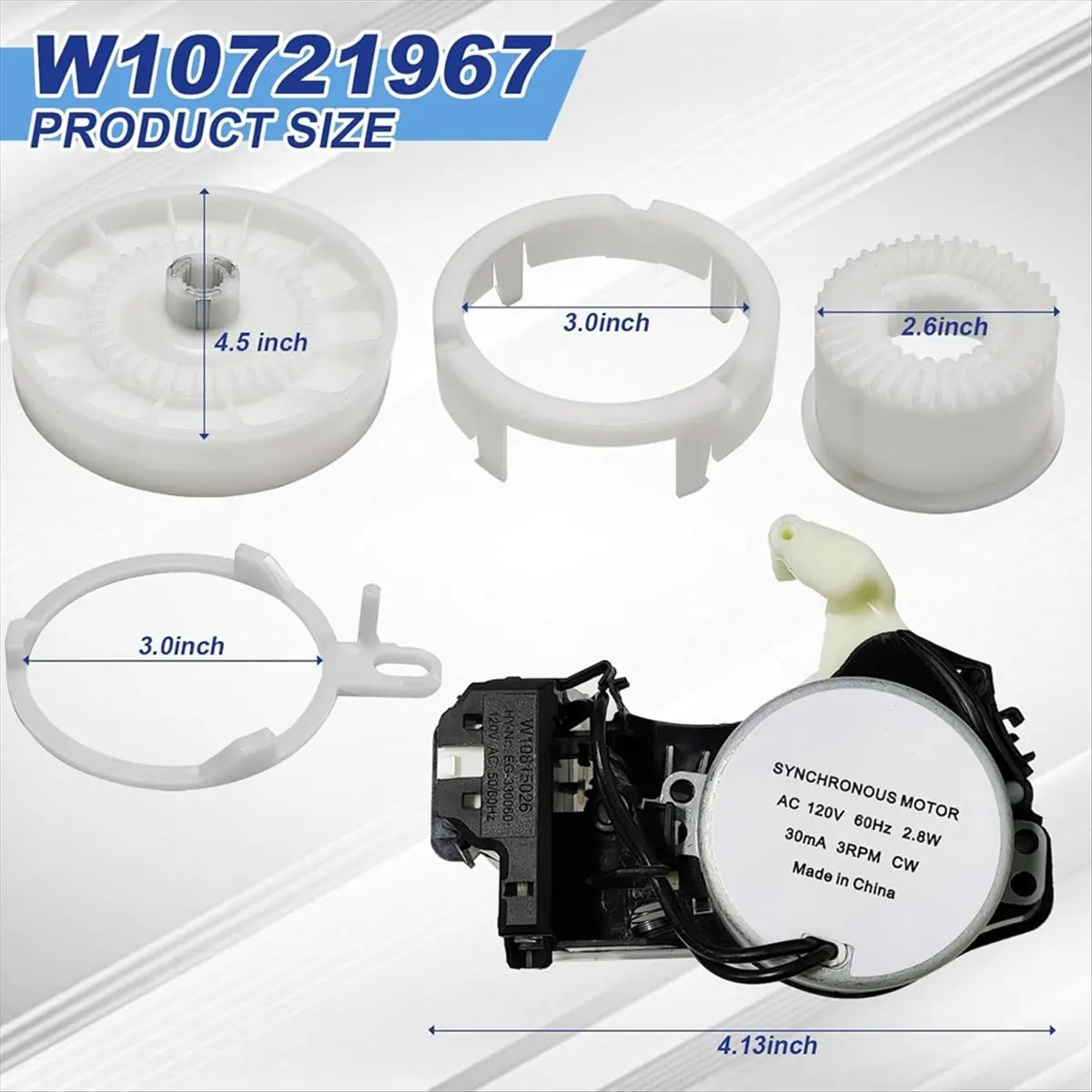 (ABZD) Привод механизма переключения режимов стирки W10913953, муфта шкива W10721967 с комплектом приводного ремня W10006384 для Whirlpool, Kenmore, Maytag
(ABZD) Привод механизма переключения режимов стирки W10913953, муфта шкива W10721967 с комплектом приводного ремня W10006384 для Whirlpool, Kenmore, Maytag