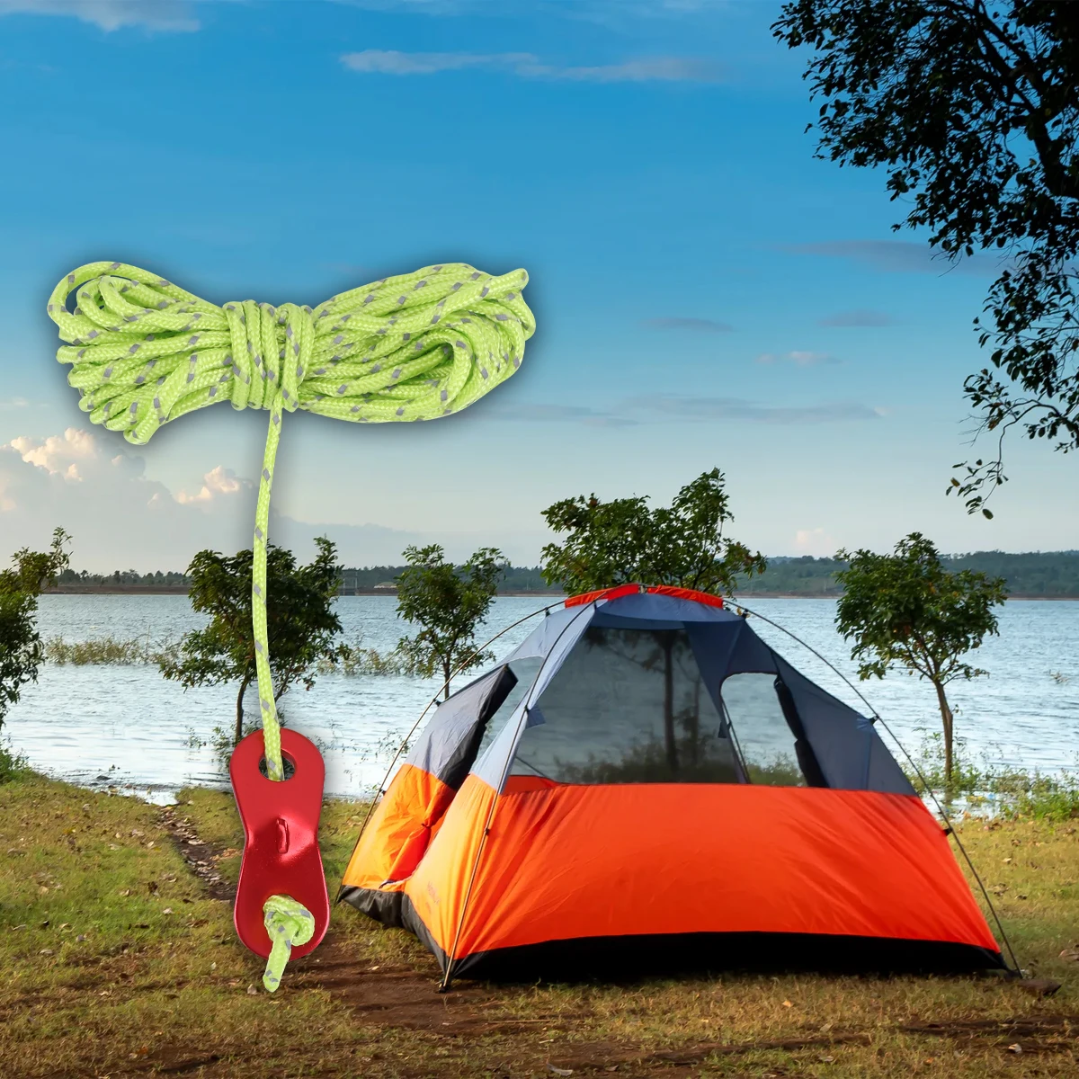 6pcs 4 Meter Tent Reflective Rope Nylon Guy Line Ropes Camping Accessories Resistant Abrasion Outdoor
6pcs 4 Meter Tent Reflective Rope Nylon Guy Line Ropes Camping Accessories Resistant Abrasion Outdoor