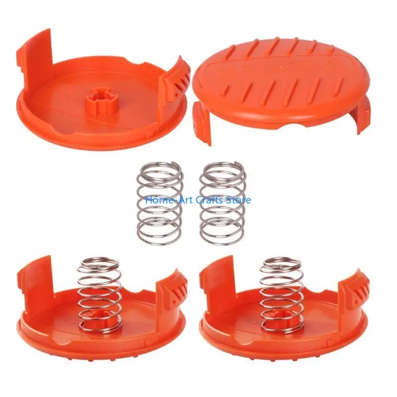 Y3NA 4-Pack RC-100-P Spool Covers and Spring for Black-Decker Trimmer CST2000
Y3NA 4-Pack RC-100-P Spool Covers and Spring for Black-Decker Trimmer CST2000
