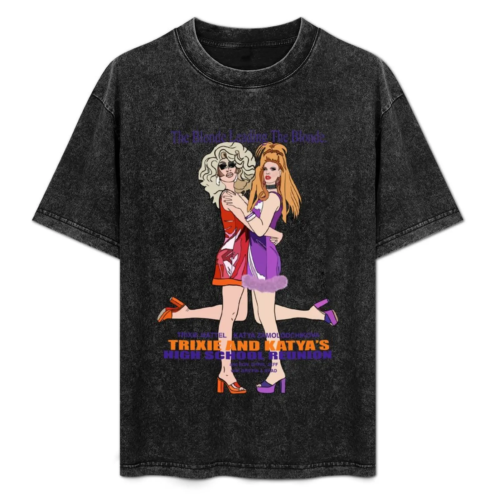 Trixie and katya poster T-Shirt Casual Loose Short Sleeve Tee for Men
Trixie and katya poster T-Shirt Casual Loose Short Sleeve Tee for Men