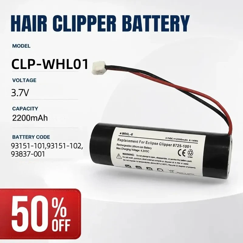 For Wahl Super Taper Cordless Haircut Clipper Battery 93837-001
For Wahl Super Taper Cordless Haircut Clipper Battery 93837-001