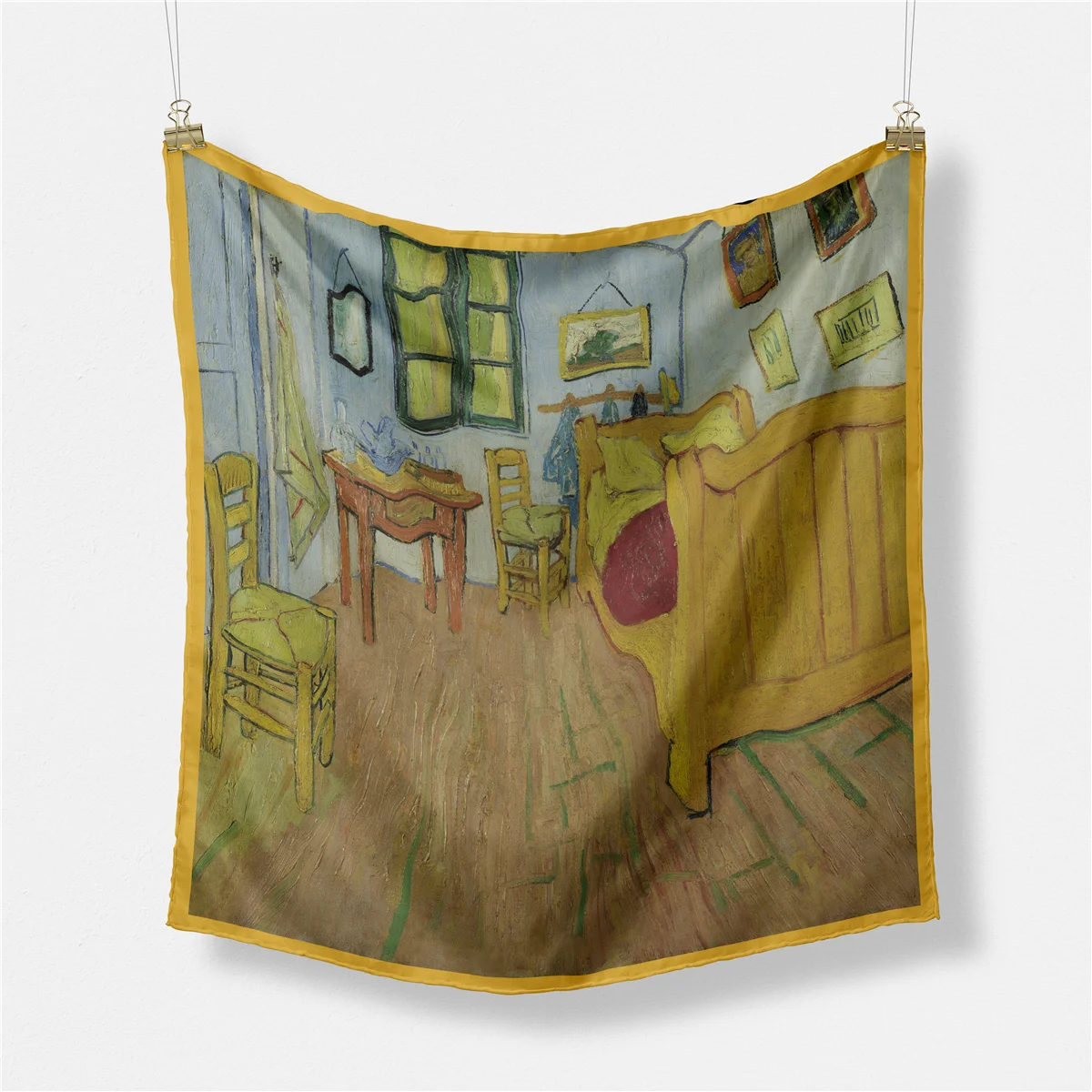 Famous Oil Painting Twill 100% Silk Scarf Fashion Bandana 53cm Square Scarves Women Scarf Wraps Hijab Head Scarf Neckerchief
Famous Oil Painting Twill 100% Silk Scarf Fashion Bandana 53cm Square Scarves Women Scarf Wraps Hijab Head Scarf Neckerchief