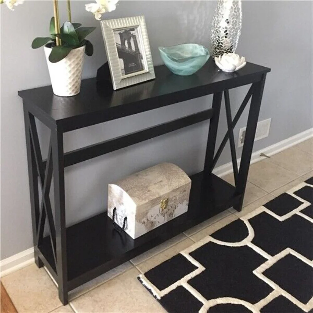 2 Tier Console Table Metal Wood Sofa Table Behind Couch for Living Room,Entry Table for Hallway,Foyer,Front Door,Entrance
2 Tier Console Table Metal Wood Sofa Table Behind Couch for Living Room,Entry Table for Hallway,Foyer,Front Door,Entrance