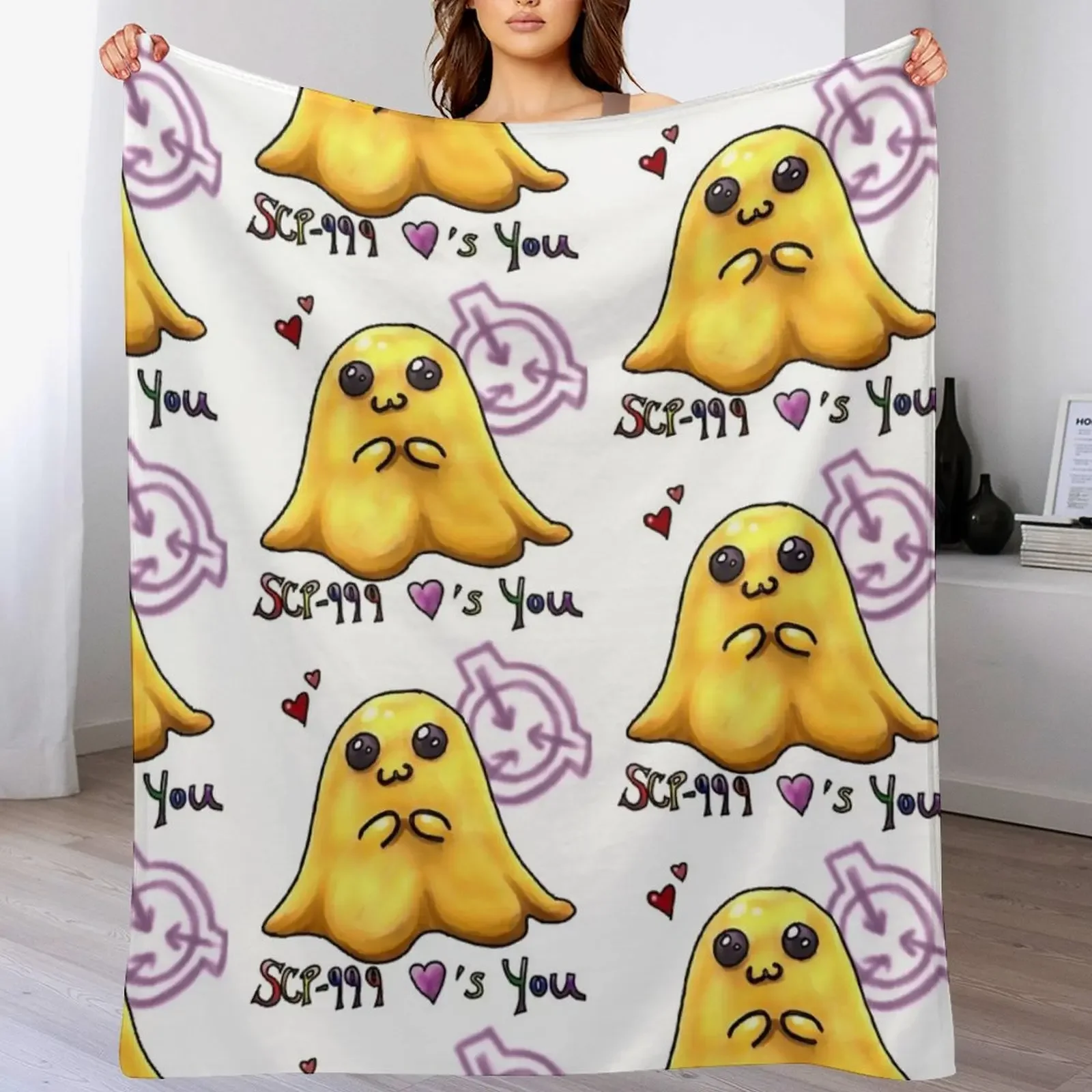 SCP 999 loves you Throw Blanket Soft Warm Blanket Gift for Men Women Adults
SCP 999 loves you Throw Blanket Soft Warm Blanket Gift for Men Women Adults