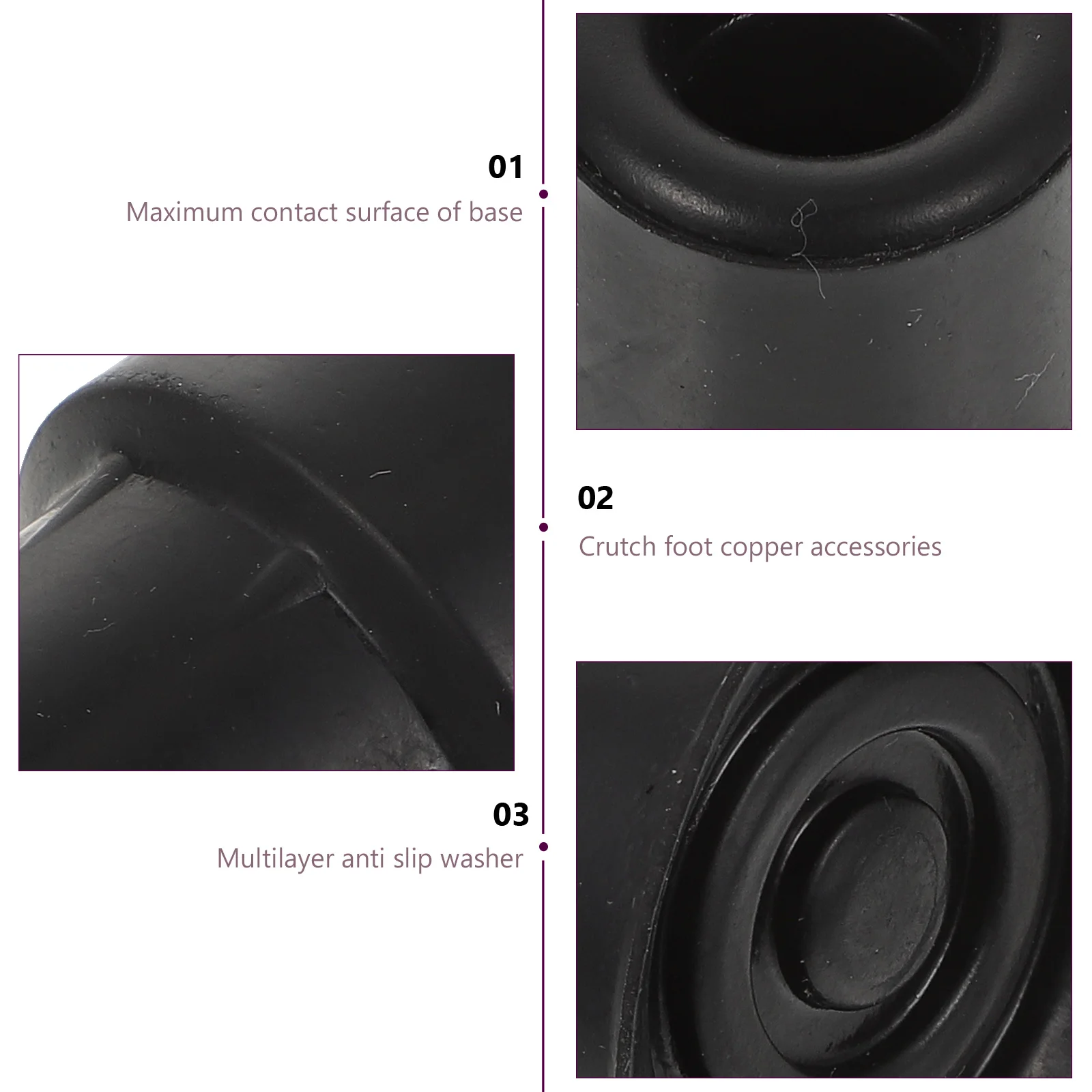 High-quality Anti-slip Crutch Feet Pad Rubber Protector for Elderly Durable Non-slip Mat Walking Stick Accessories Portable
High-quality Anti-slip Crutch Feet Pad Rubber Protector for Elderly Durable Non-slip Mat Walking Stick Accessories Portable