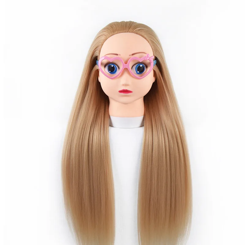 Cartoon Hairdressing Mannequin Head for Styling Practice and Training Mamikin Head with Long Hair for Kids Braiding
Cartoon Hairdressing Mannequin Head for Styling Practice and Training Mamikin Head with Long Hair for Kids Braiding