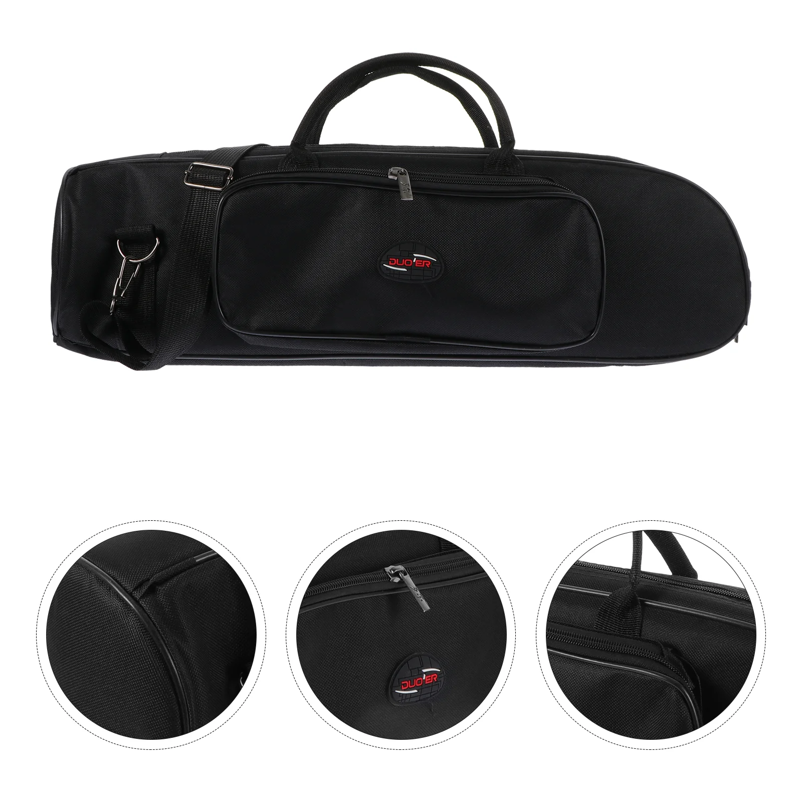 Black Oxford Cloth Single Shoulder Trumpet Bag Handheld Small Tote Outdoor Musical Instrument Pouch for Accessories
Black Oxford Cloth Single Shoulder Trumpet Bag Handheld Small Tote Outdoor Musical Instrument Pouch for Accessories