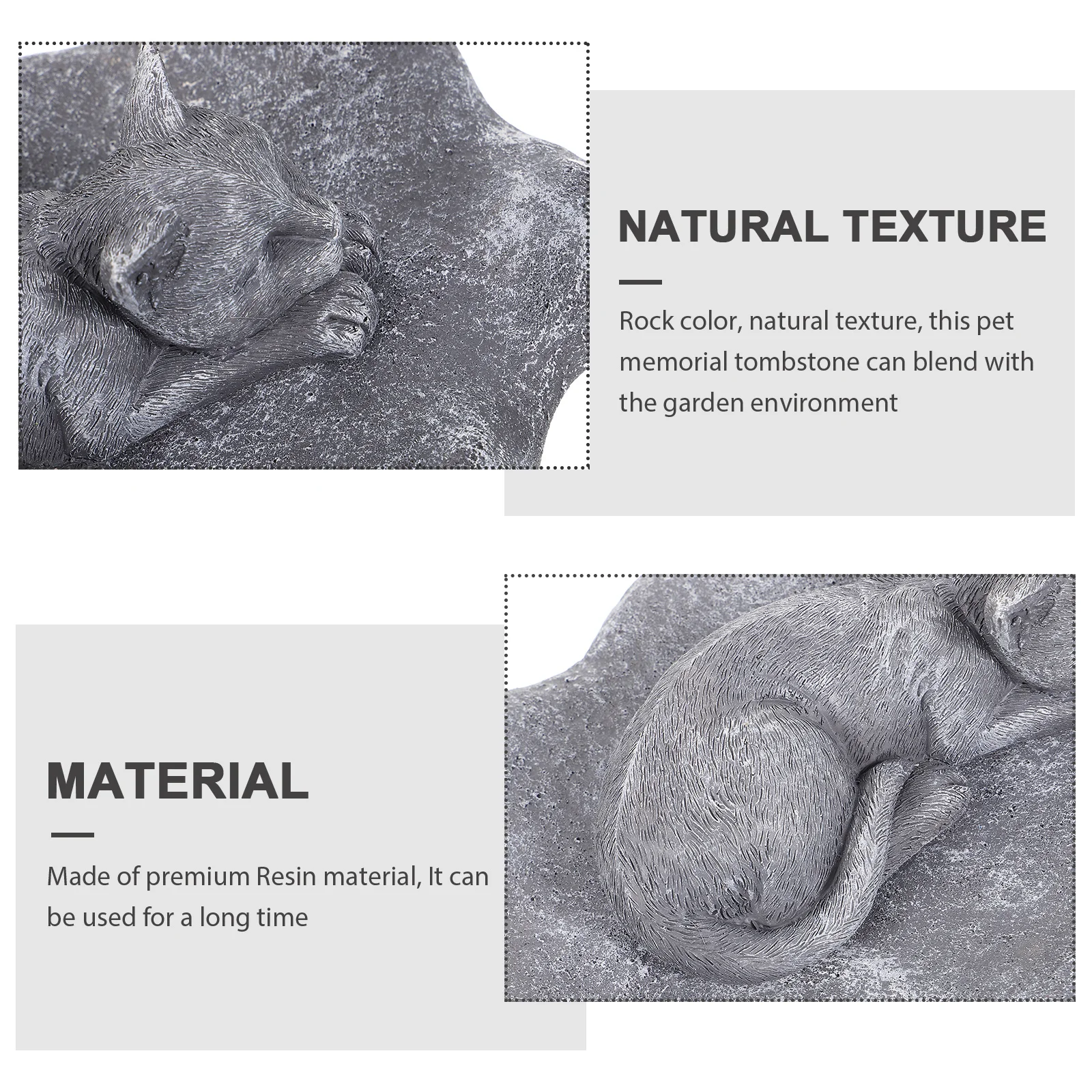 Resin Pet Tombstone Decoration Rock Color Dog Cat Memorial Stones Grave Markers Outdoor Durability
Resin Pet Tombstone Decoration Rock Color Dog Cat Memorial Stones Grave Markers Outdoor Durability