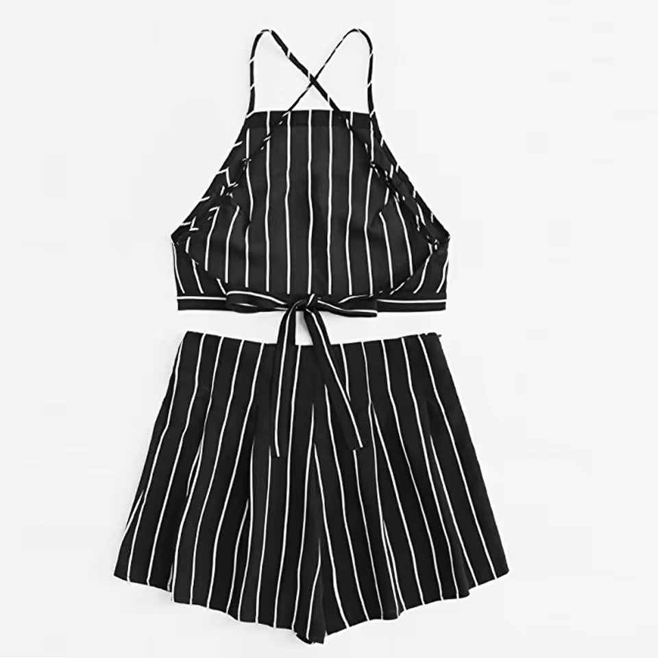 Short Sets Women 2 Piece Outfits Women'S Floral Applique Bandage Strap Crop Cami Top With Shorts Set Ensemble 2 PièCe Femme
Short Sets Women 2 Piece Outfits Women'S Floral Applique Bandage Strap Crop Cami Top With Shorts Set Ensemble 2 PièCe Femme