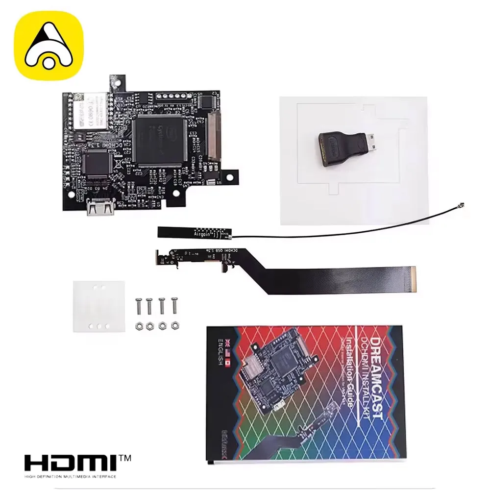 BitFunx DC HDMI™ Kit For SEGA Dreamcast Game Console High Definition 1080P DC Chip For Dreamcast PCB Board
BitFunx DC HDMI™ Kit For SEGA Dreamcast Game Console High Definition 1080P DC Chip For Dreamcast PCB Board
