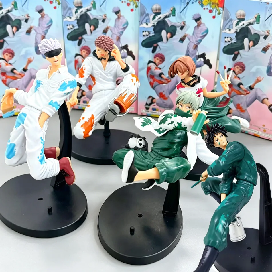 New Graffiti Battle Jujutsu Kaisen Anime Figure Fushiguro Megumi Kugisaki Nobara PVC Action Figures Model Toys
New Graffiti Battle Jujutsu Kaisen Anime Figure Fushiguro Megumi Kugisaki Nobara PVC Action Figures Model Toys