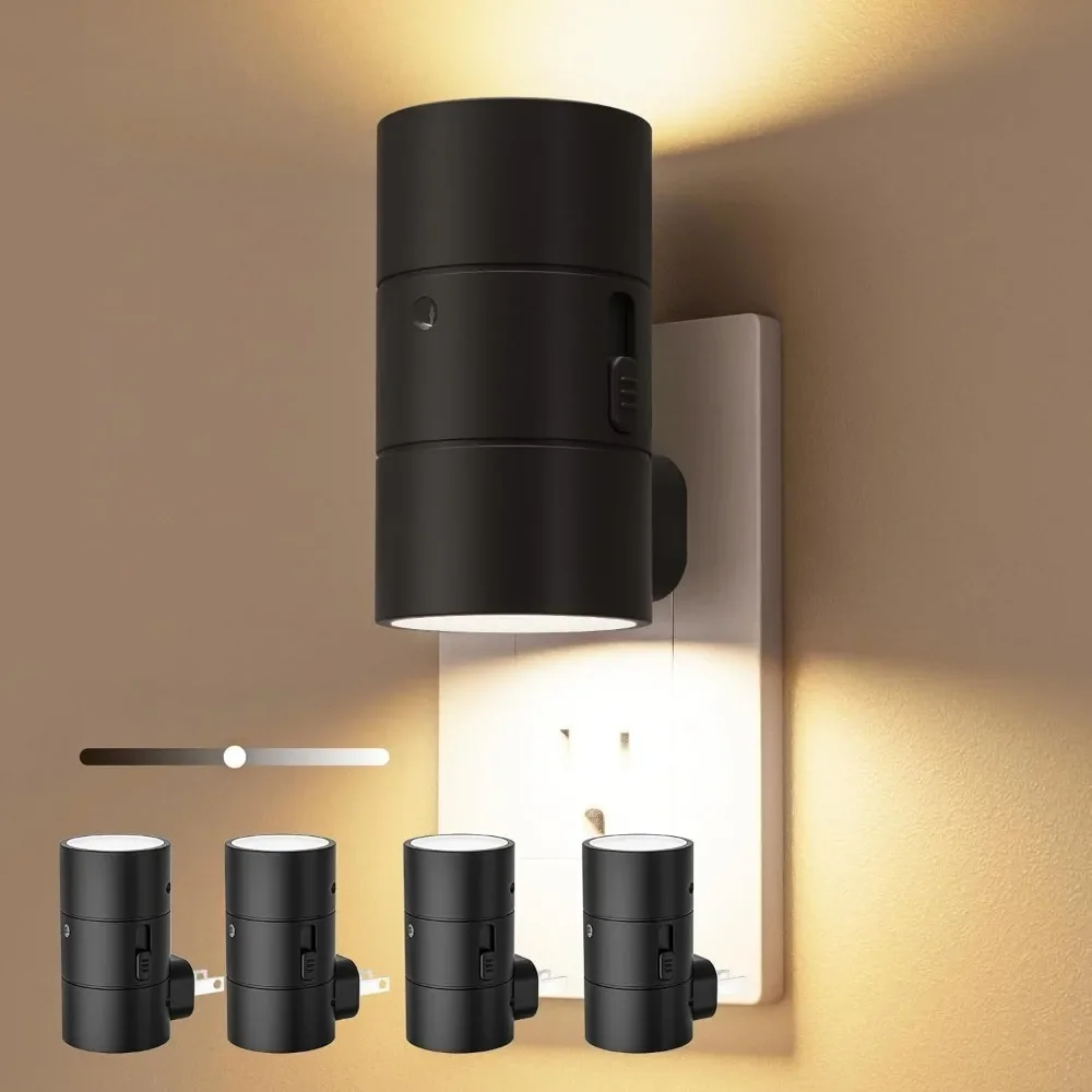 1/2/4Pack Night Lights Plug Into Wall Dimmable LED Nightlight with Light Sensor Adjustable Brightness for Hallway Bedroom
1/2/4Pack Night Lights Plug Into Wall Dimmable LED Nightlight with Light Sensor Adjustable Brightness for Hallway Bedroom