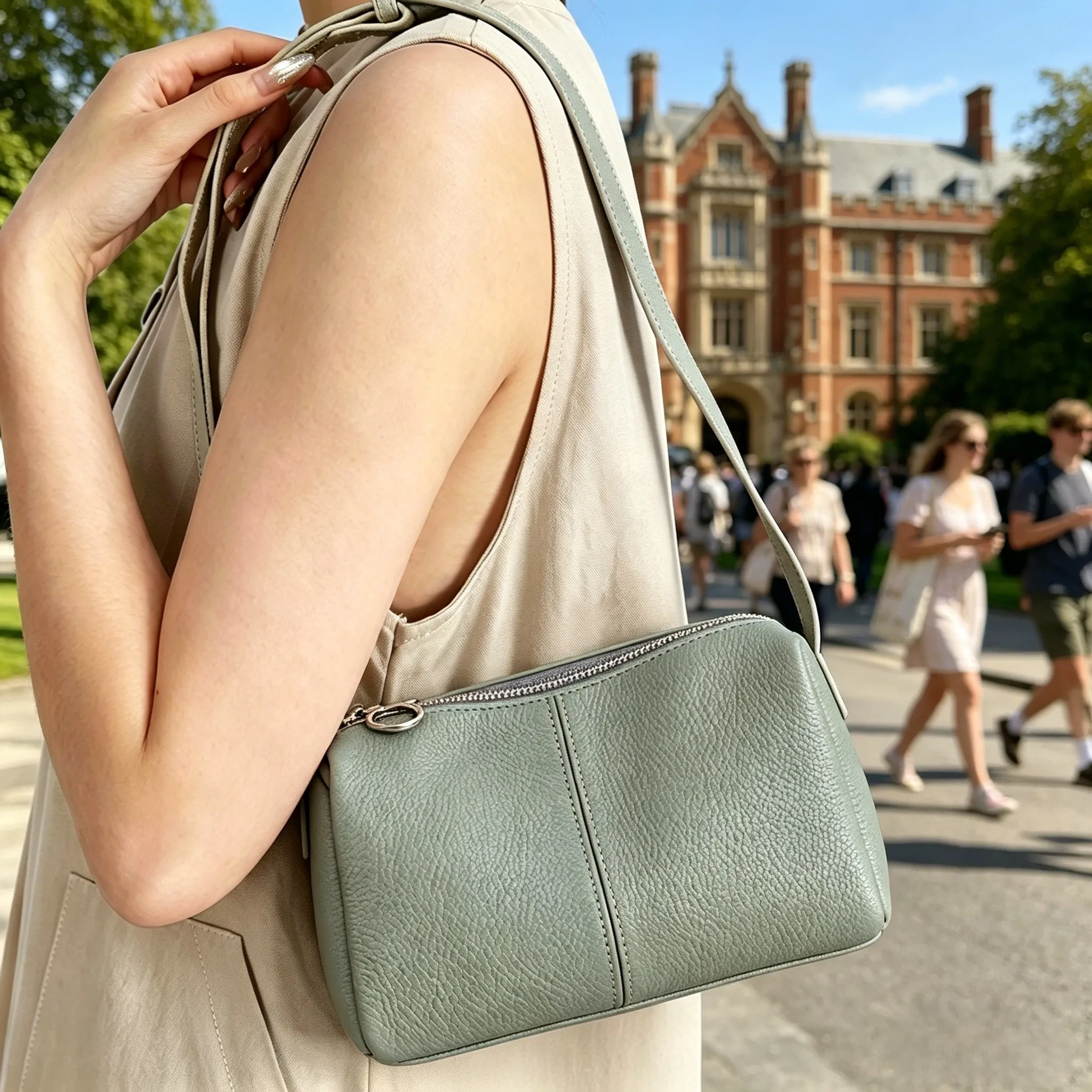 Genuine Leather Mini Crossbody Bag for Women Simple Pebbled Leather Shoulder Bag Casual Daily Classic Small Satchels Handbag
Genuine Leather Mini Crossbody Bag for Women Simple Pebbled Leather Shoulder Bag Casual Daily Classic Small Satchels Handbag