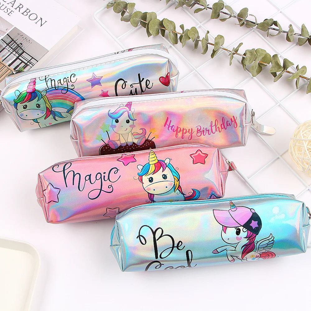Unicorn Pencil Case Holographic Laser Pen Bag For Girl Boys Student Large Capacity Waterproof Pen Box School Supply Stationery
Unicorn Pencil Case Holographic Laser Pen Bag For Girl Boys Student Large Capacity Waterproof Pen Box School Supply Stationery