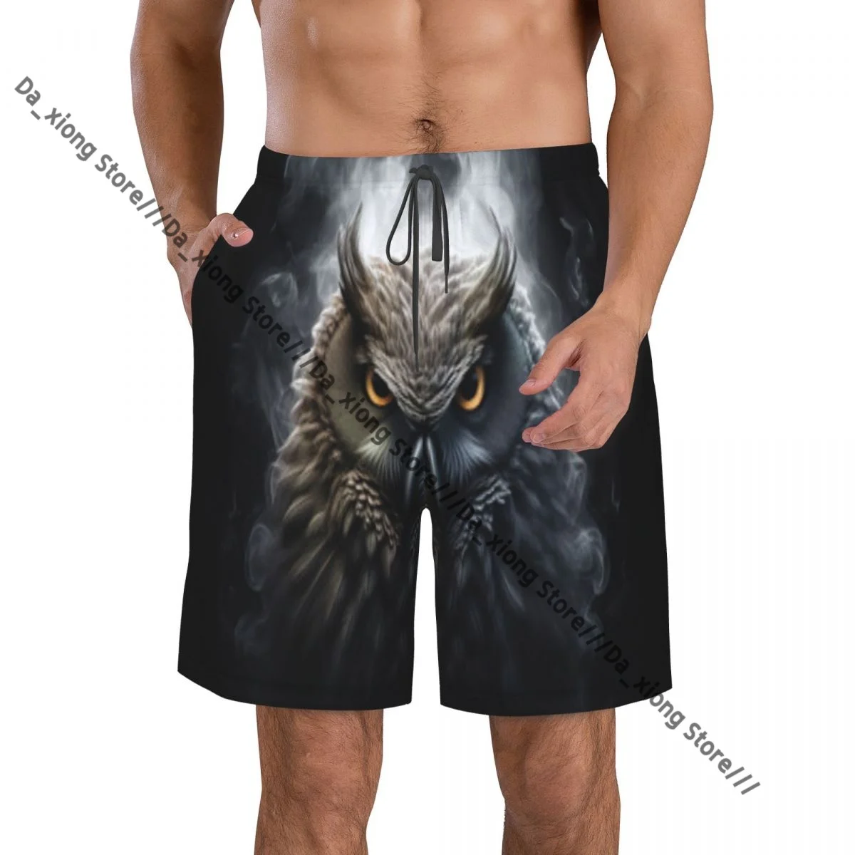 Men's Beach Short Swim Shorts Owl Face With Fire Smoke Surfing Sport Board Shorts Swimwear
Men's Beach Short Swim Shorts Owl Face With Fire Smoke Surfing Sport Board Shorts Swimwear