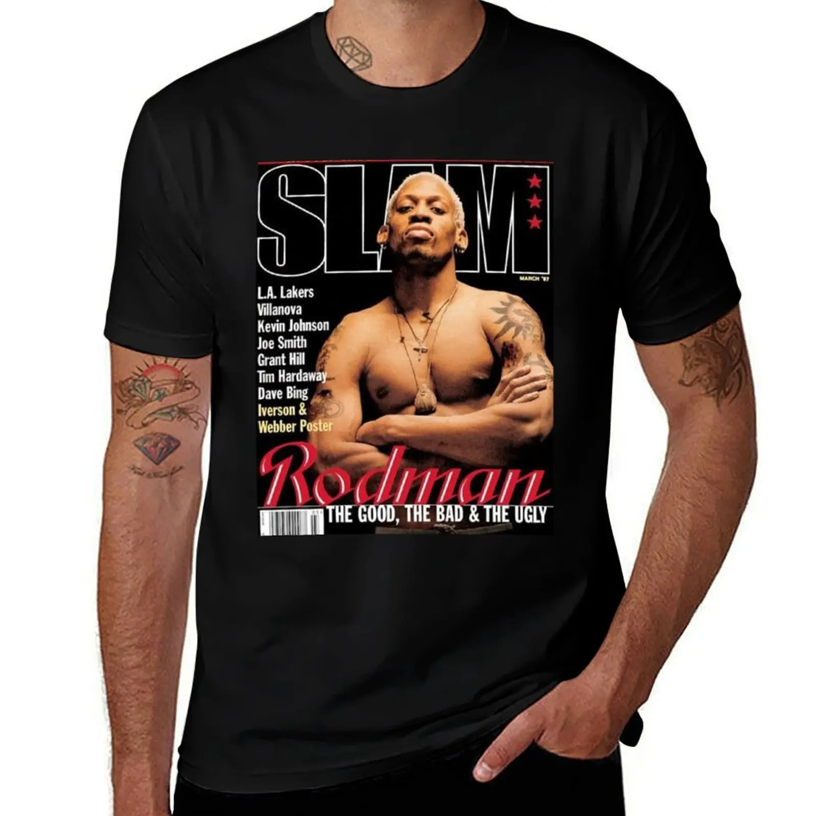 Denis Rodman T-Shirt anime clothes Clothing sports fans Luxury man mens t shirts casual stylish
Denis Rodman T-Shirt anime clothes Clothing sports fans Luxury man mens t shirts casual stylish