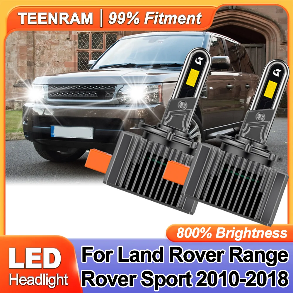 2Pcs LED Headlight 6000K Car Lights 12V Headlamps For Land Rover Range Rover Sport 2010 2011 2012 2013 2014 2015 2016 2017 2018
2Pcs LED Headlight 6000K Car Lights 12V Headlamps For Land Rover Range Rover Sport 2010 2011 2012 2013 2014 2015 2016 2017 2018