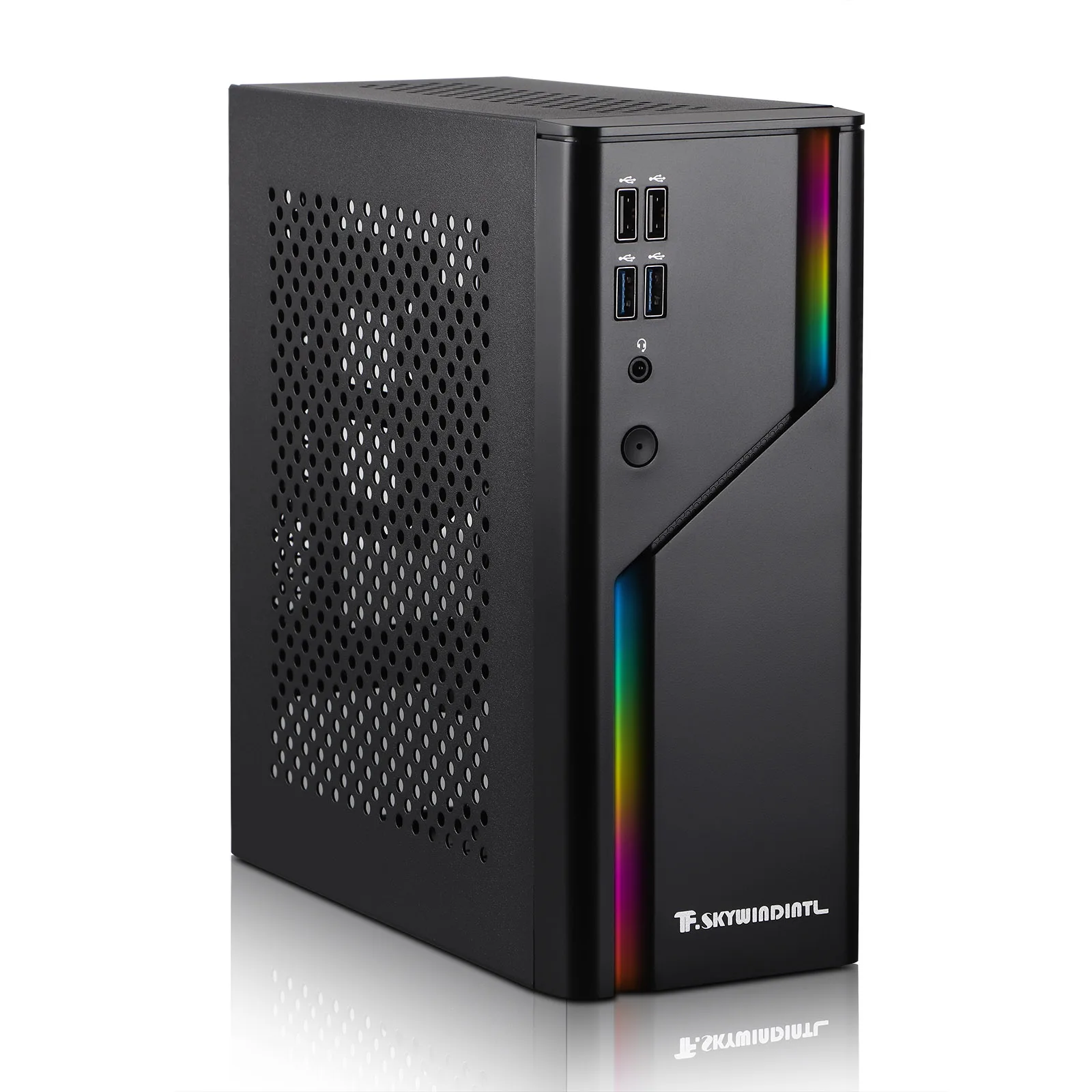 Чехол Mini ITX ARGB Small Form Factor SFF Mini-Tower HTPC Чехлы для ПК Вентилируемые панели 0,8 мм SPCC Компьютерный корпус Подходит для ITX
Чехол Mini ITX ARGB Small Form Factor SFF Mini-Tower HTPC Чехлы для ПК Вентилируемые панели 0,8 мм SPCC Компьютерный корпус Подходит для ITX